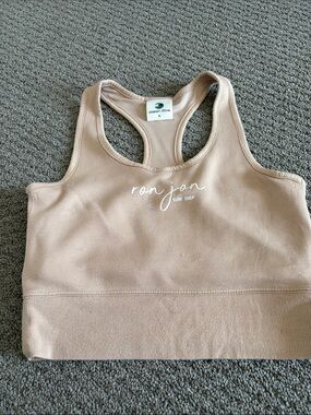 Ron Jon Beige Racerback Sports top